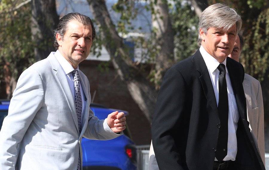 Anibal Mosa y Harold Mayne-Nicholls Blanco y Negro Colo Colo / Imagen: Agencia Uno.