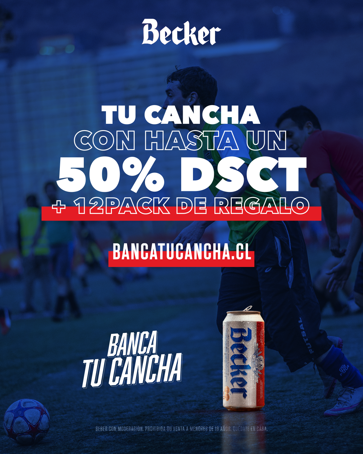 Banca tu cancha, la campaña de Becker y Liga B para ayudar al fútbol amateur