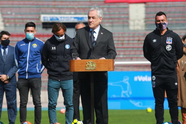 Sebastián Piñera anuncia el retorno del Campeonato Nacional