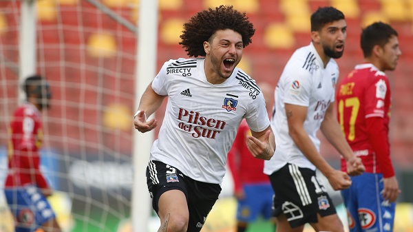 Maximiliano Falcón le entregó tres puntos de oro a Colo Colo. Créditos: Colo-Colo Oficial / Sebastián Órdenes