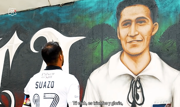 Gabriel Suazo participó en emotivo video del club. Foto: Colo Colo Oficial